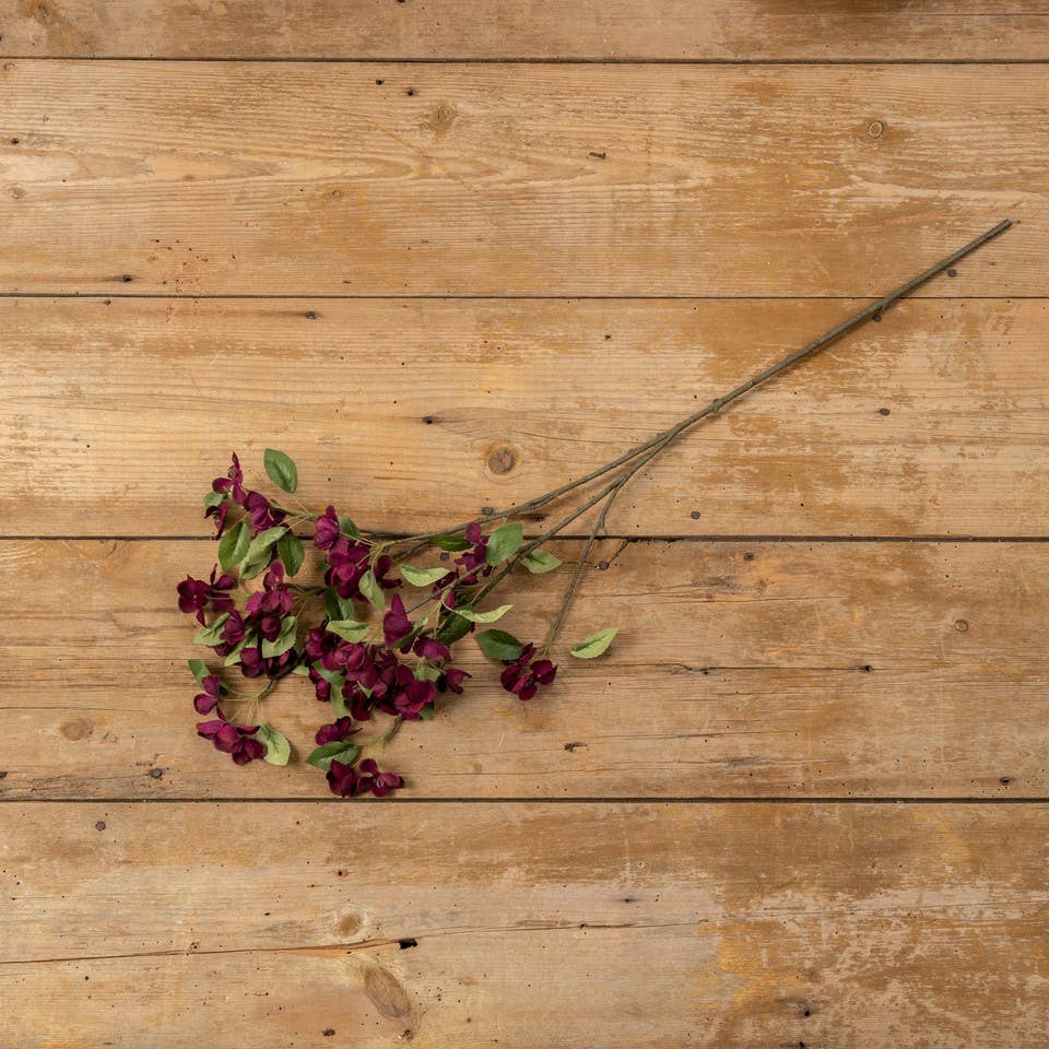 33.25" PURPLE PEAR BLOSSOM SPRAY