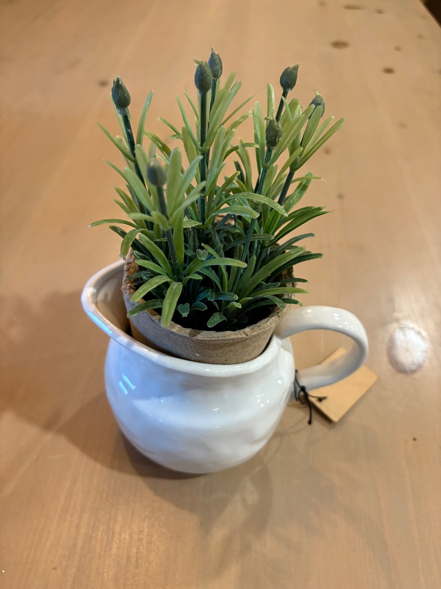 Faux Mini Bud Plant