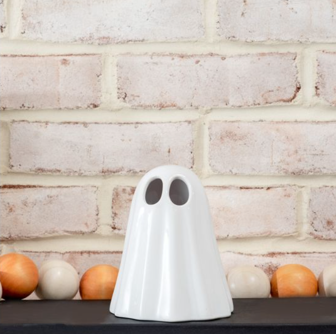 LED Ceramic Ghost Small - Multicolor