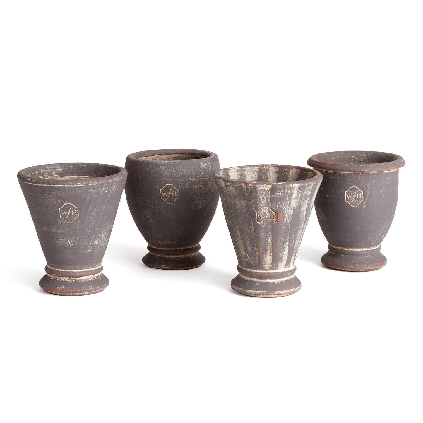Wakefield Handmade Midi Pots, Set Of 4 - Grey