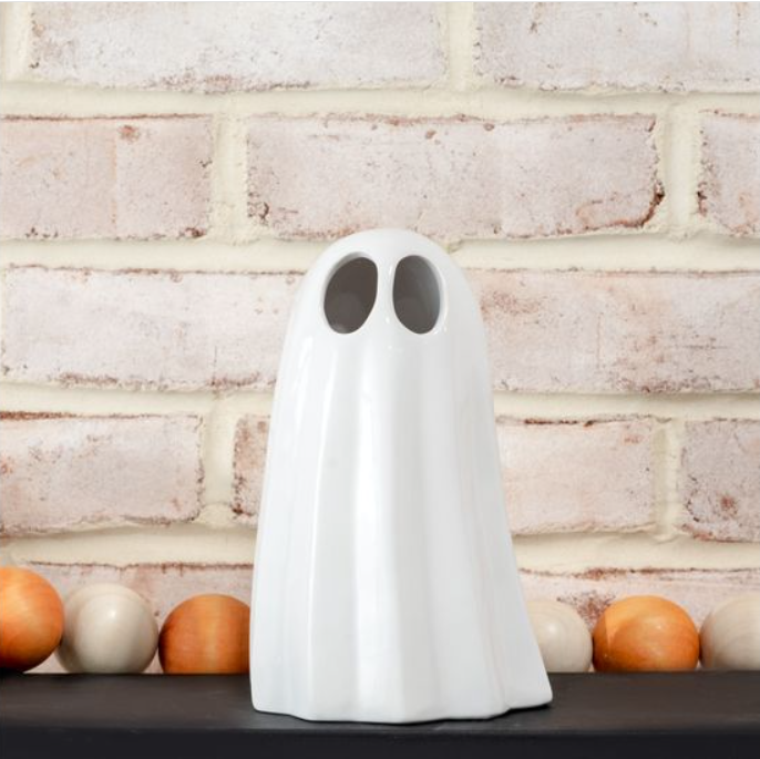 LED Ceramic Ghost Large - Multicolor
