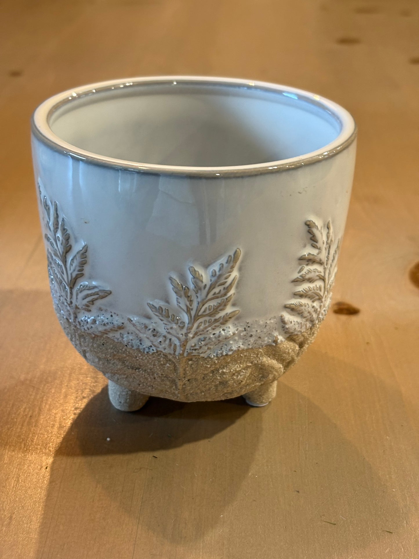 Ceramic Footed Planter - Small