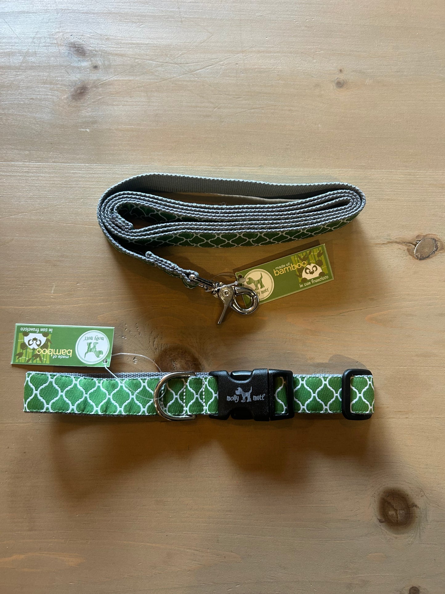 Molly Mutt Bamboo Graden Dog Leash - Med/Large