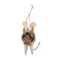 Mouse Holiday Ornament - Hoodie Harrison