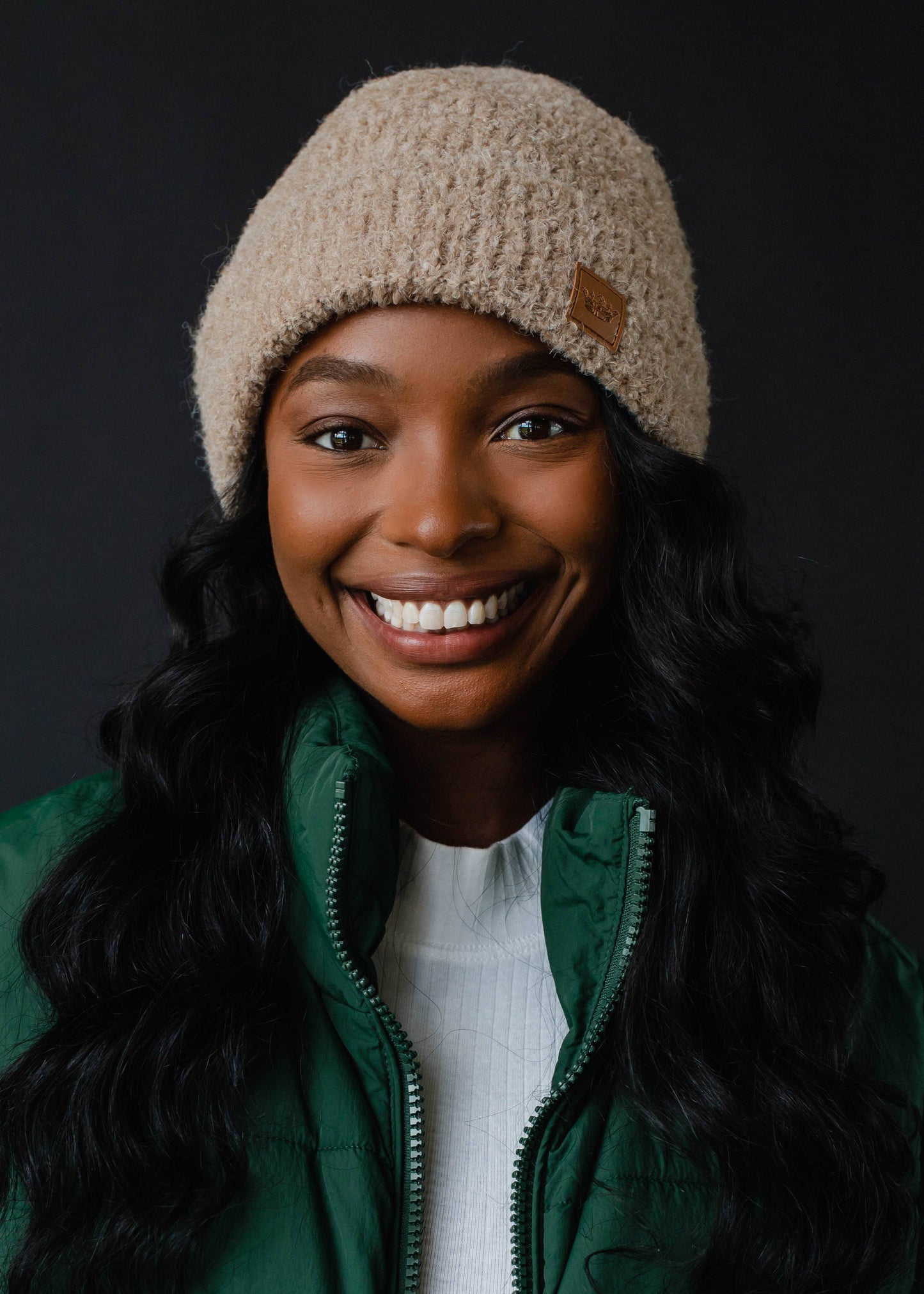 Tan Knit Beanie
