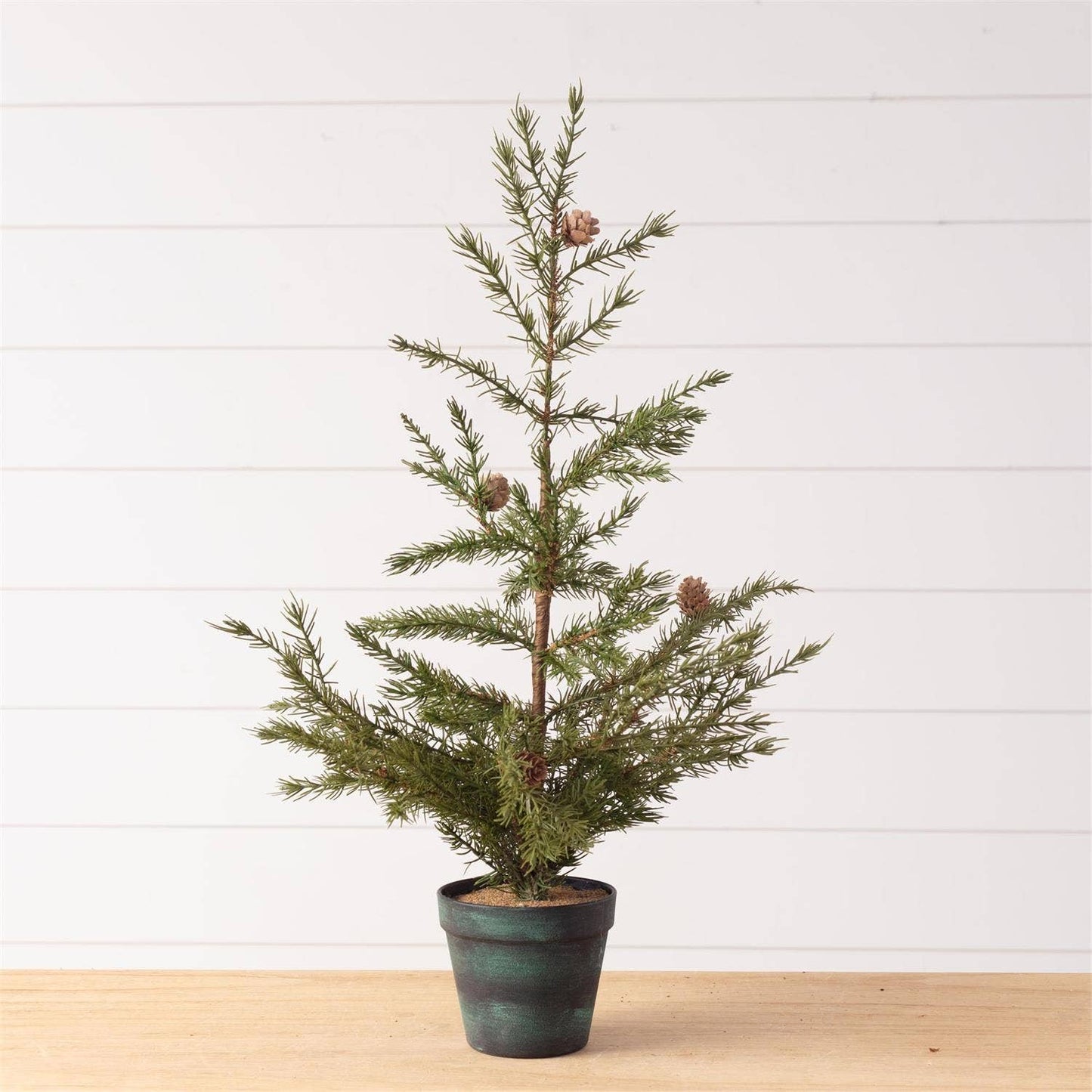 Real Touch Potted Christmas Fir Pine Tree