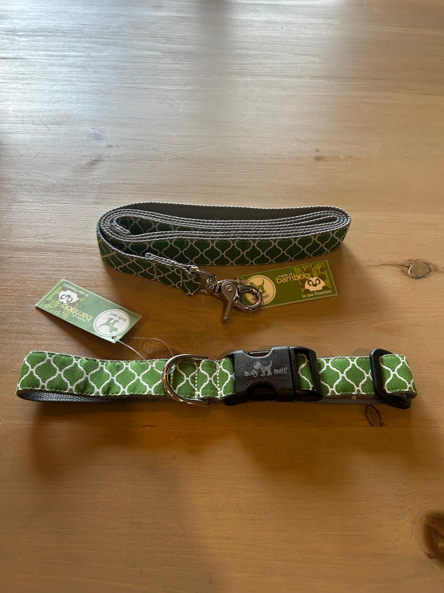 Molly Mutt Bamboo Garden Dog Collar - Medium