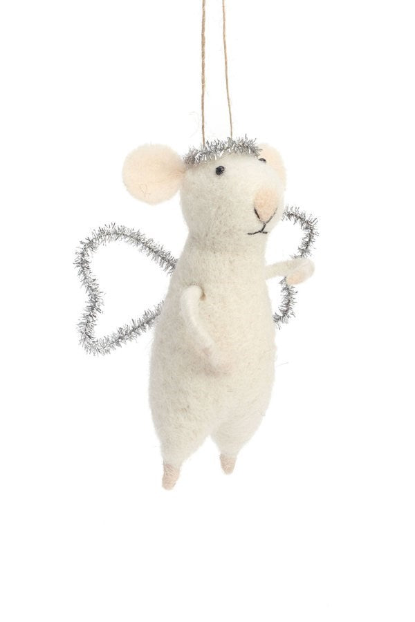 Angel Mouse Ornament