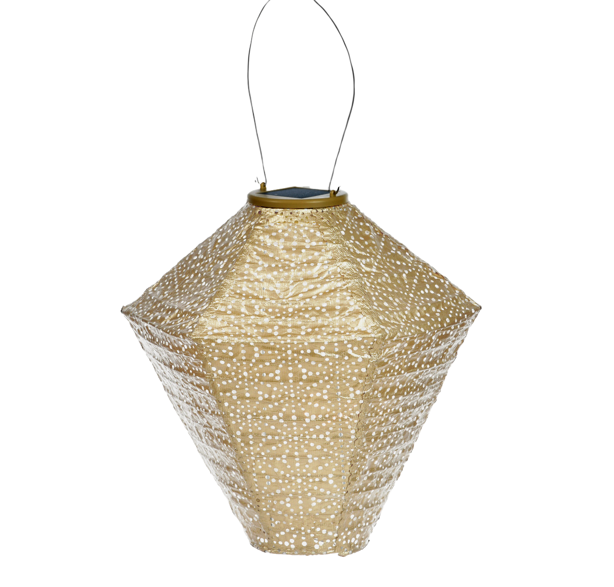 Diamond Sashiko Lantern, Gold