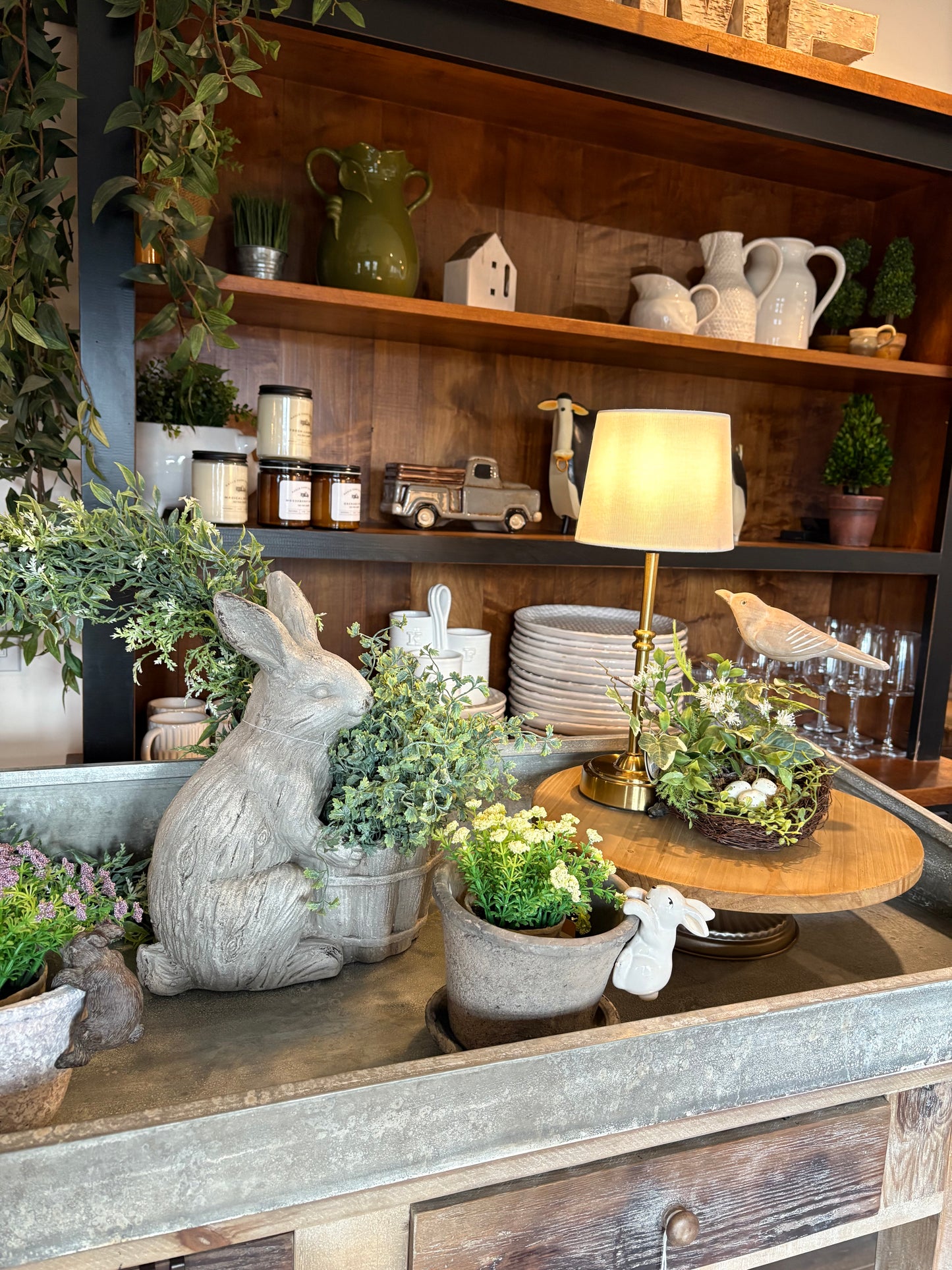 8" Fern & Ivy Bird Nest