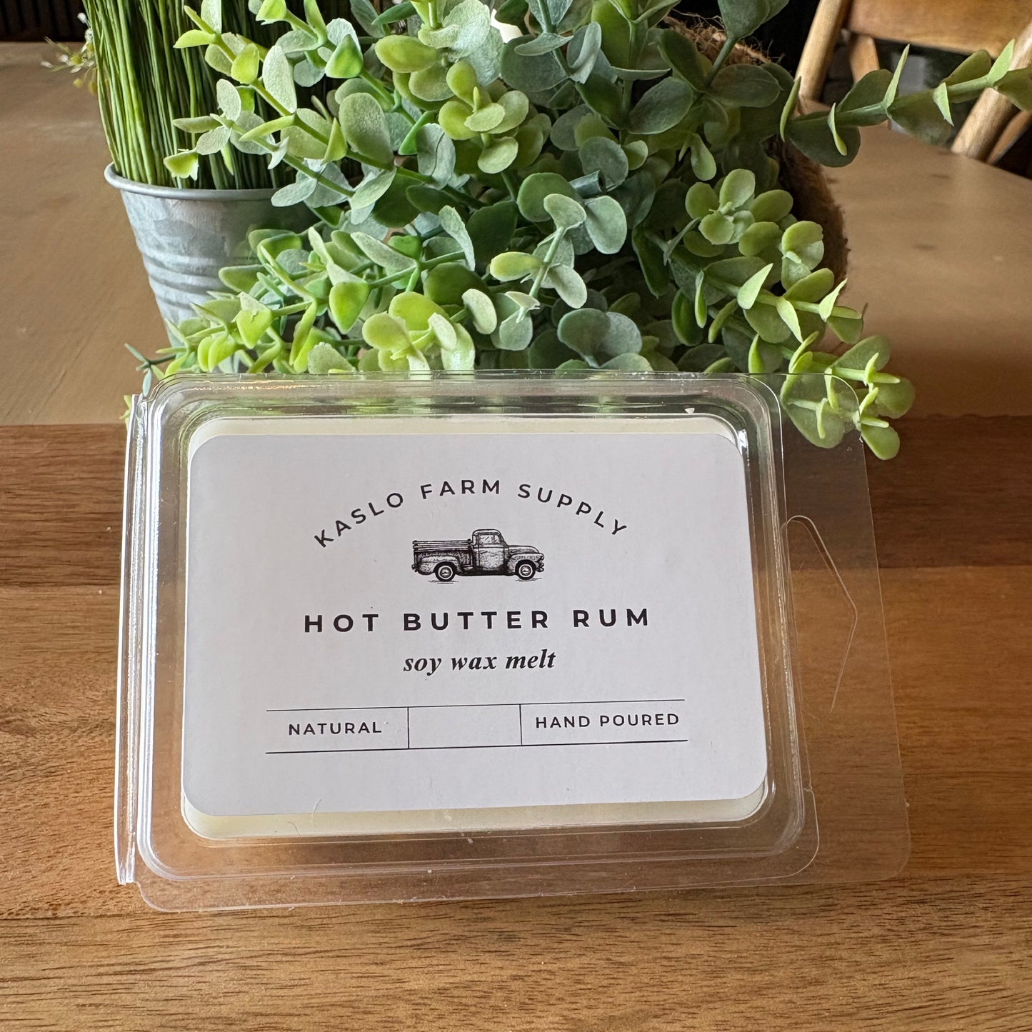 Hot Butter Rum Scented 100% Soy Wax Melt