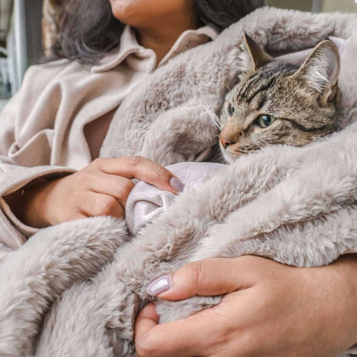 Pixie throw - Taupe