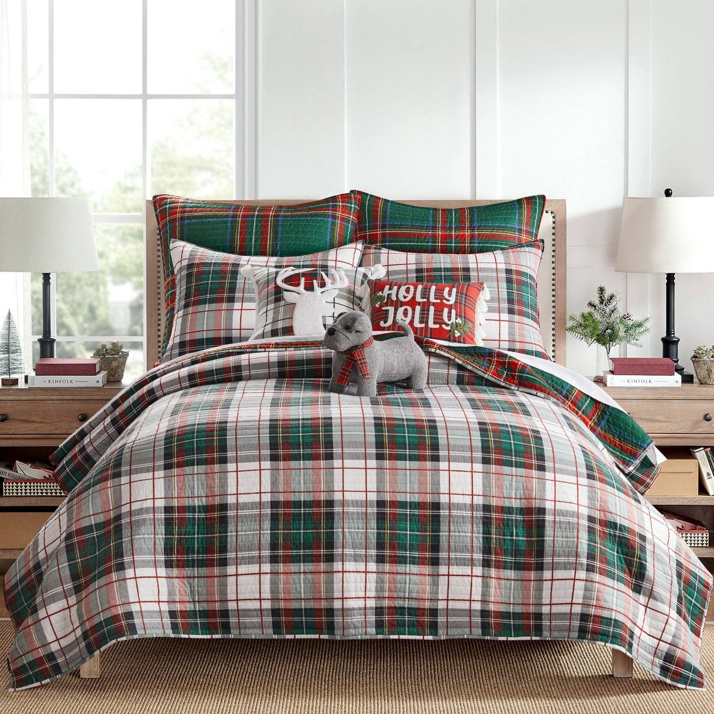 Spencer Plaid Quilt Set - Full/Queen