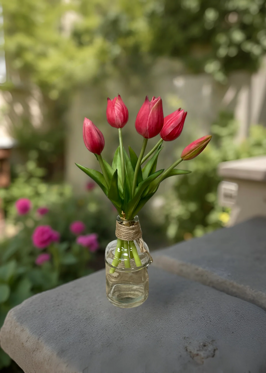 10" Fresh Touch Mini Wild Rose Tulip Bundle