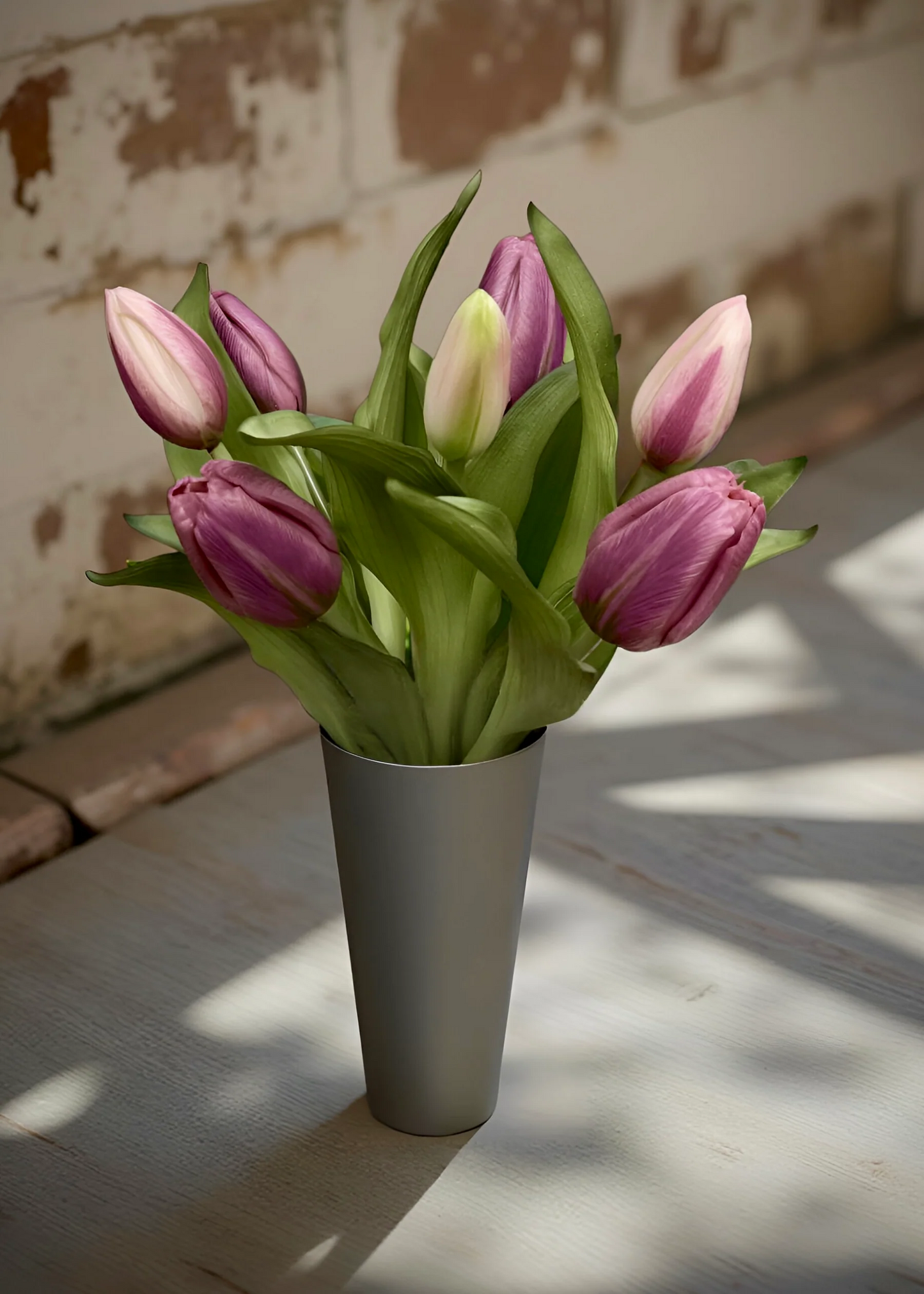 12" Fresh Touch Plum Formosa Tulip Bundle