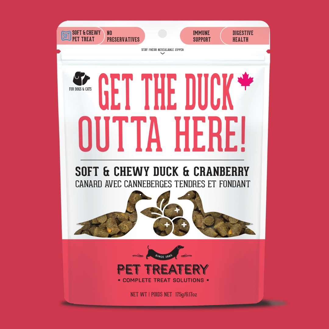 Duck & Cranberry Soft Dog Treats: Chewy & All-Natural