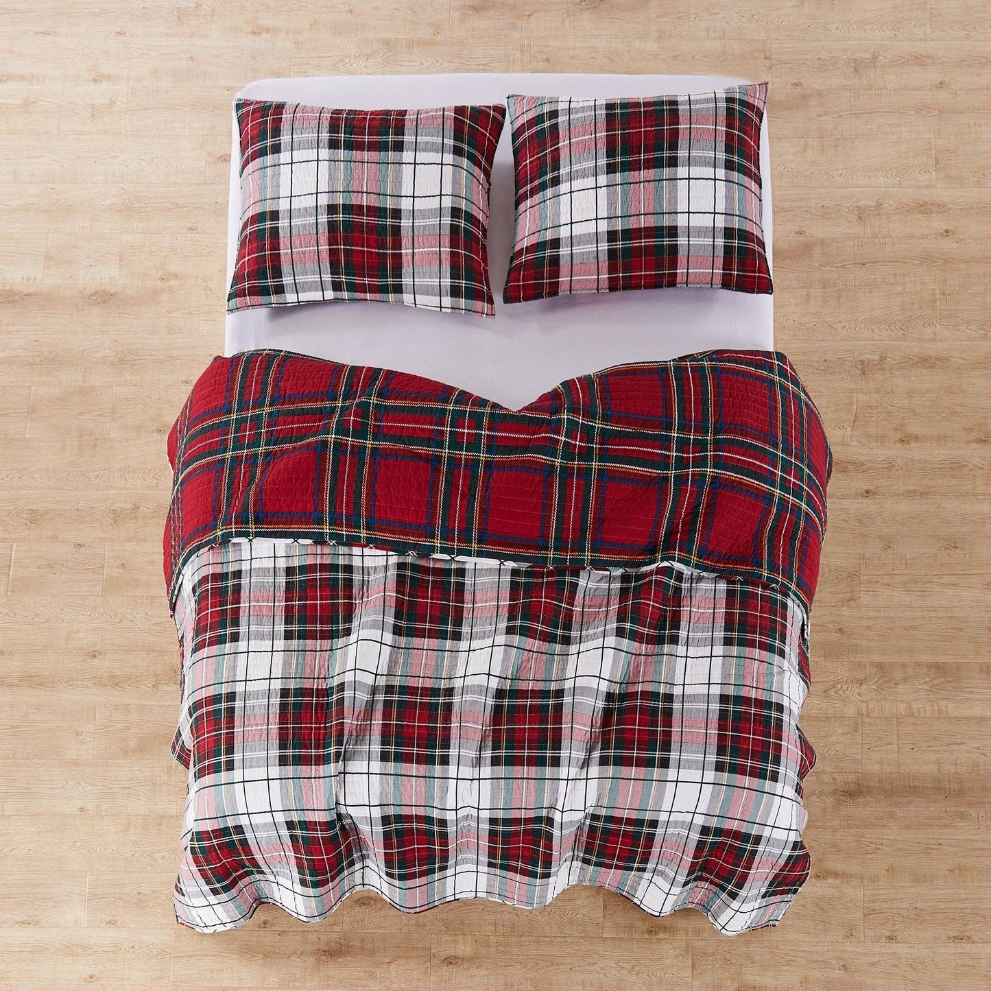 Spencer Plaid Quilt Set - Full/Queen