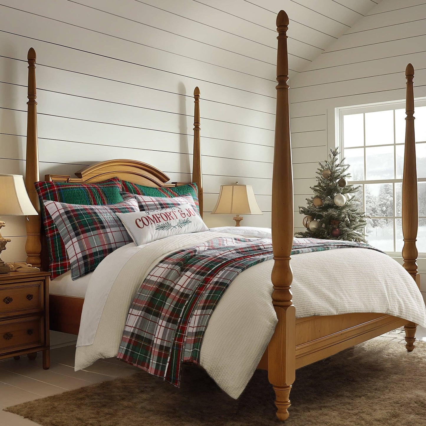 Spencer Plaid Quilt Set - Full/Queen