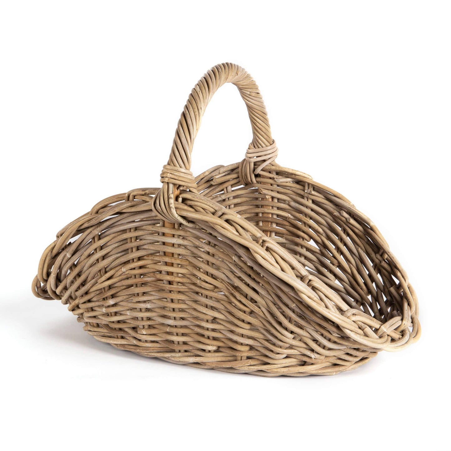 Oval Rattan Gathering Basket