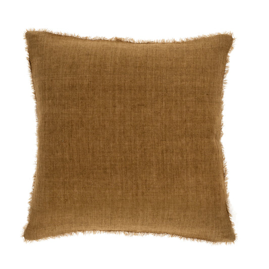 20x20 Lina Linen Pillow - Tawny