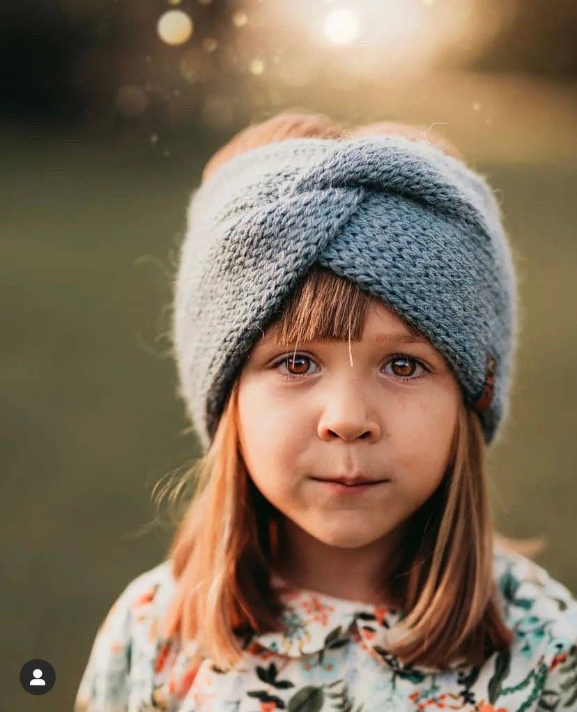 Knit Winter Headband for Kids and Adults