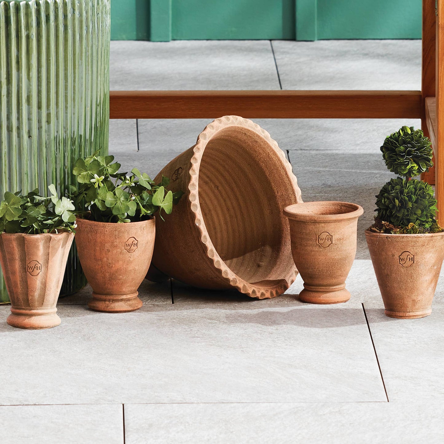 Wakefield Handmade Midi Pots, Set Of 4 - Tan