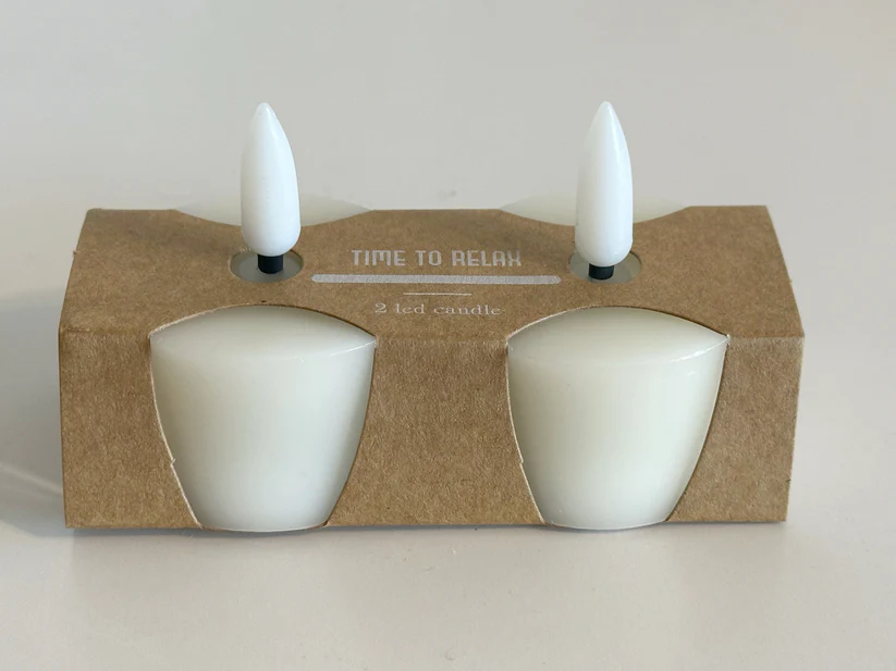Cream LED Tealights - S2