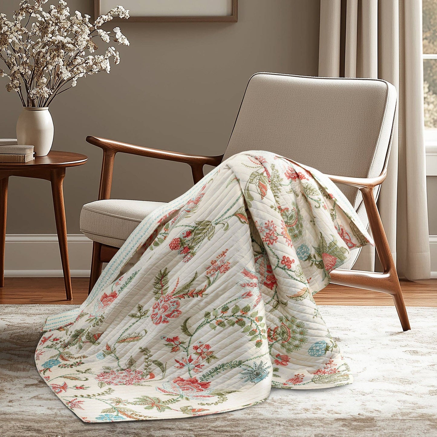 Chantae Quilted Throw Blanket