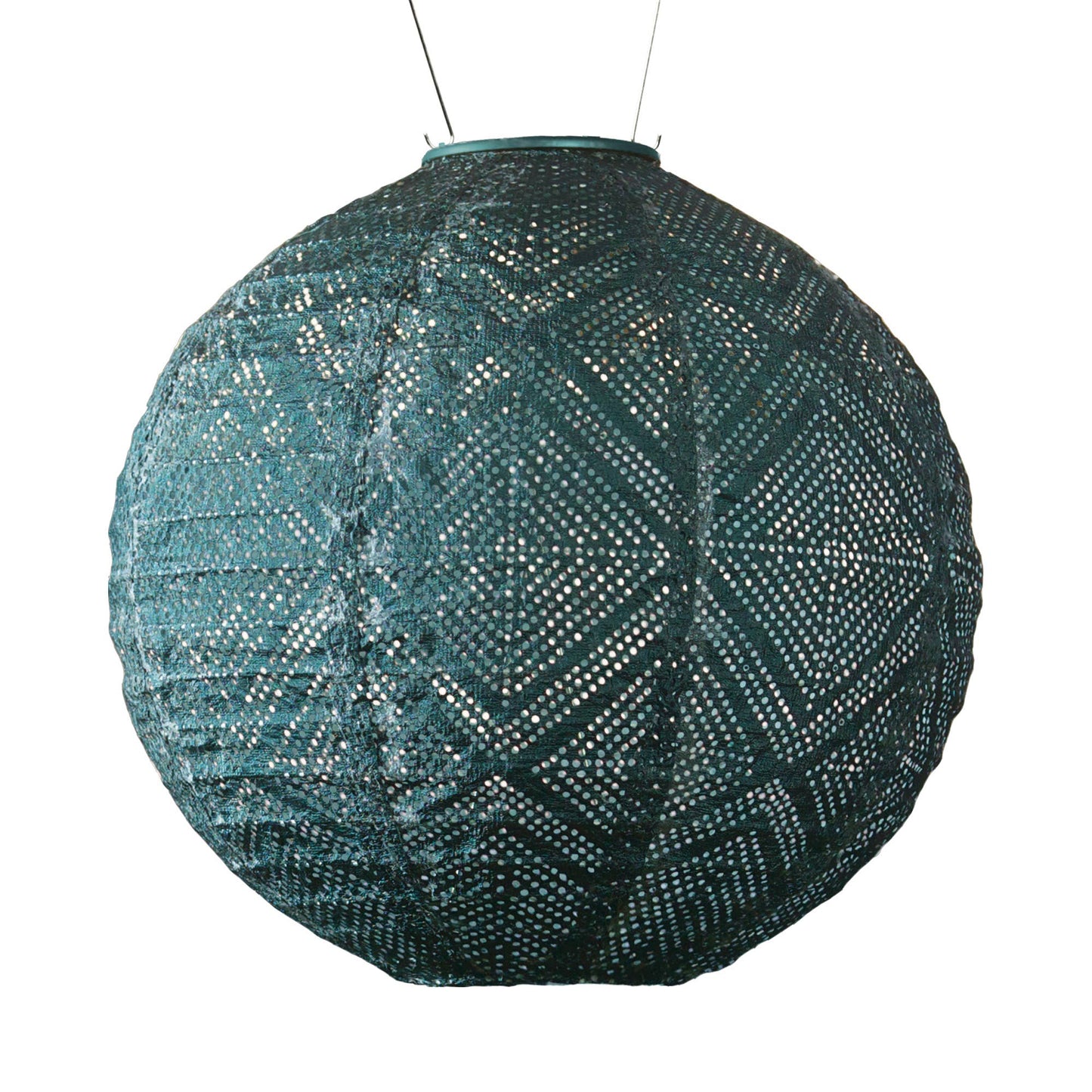 Stella Market 12" Globe Solar Lantern - Ink
