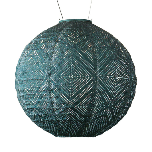 Stella Market 12" Globe Solar Lantern - Ink
