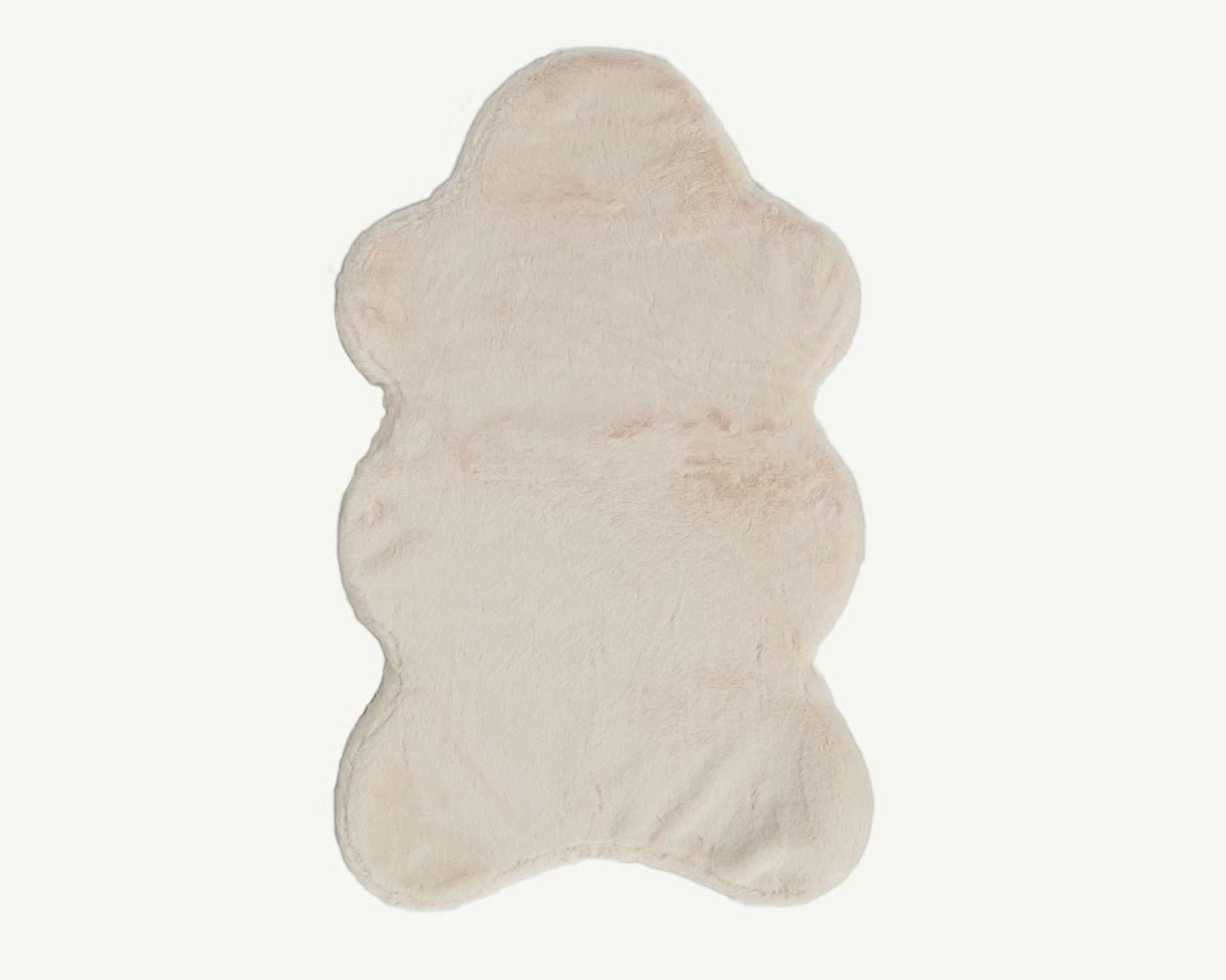 Hide shape leakproof dog bed - Cream