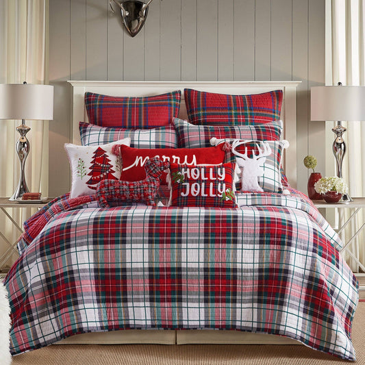 Spencer Plaid Quilt Set - Full/Queen