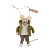 Mouse Holiday Ornament - Hip Harry