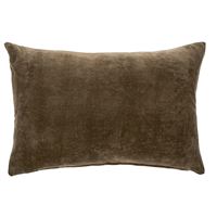 16x24 Vera Velvet Pillow - Carob
