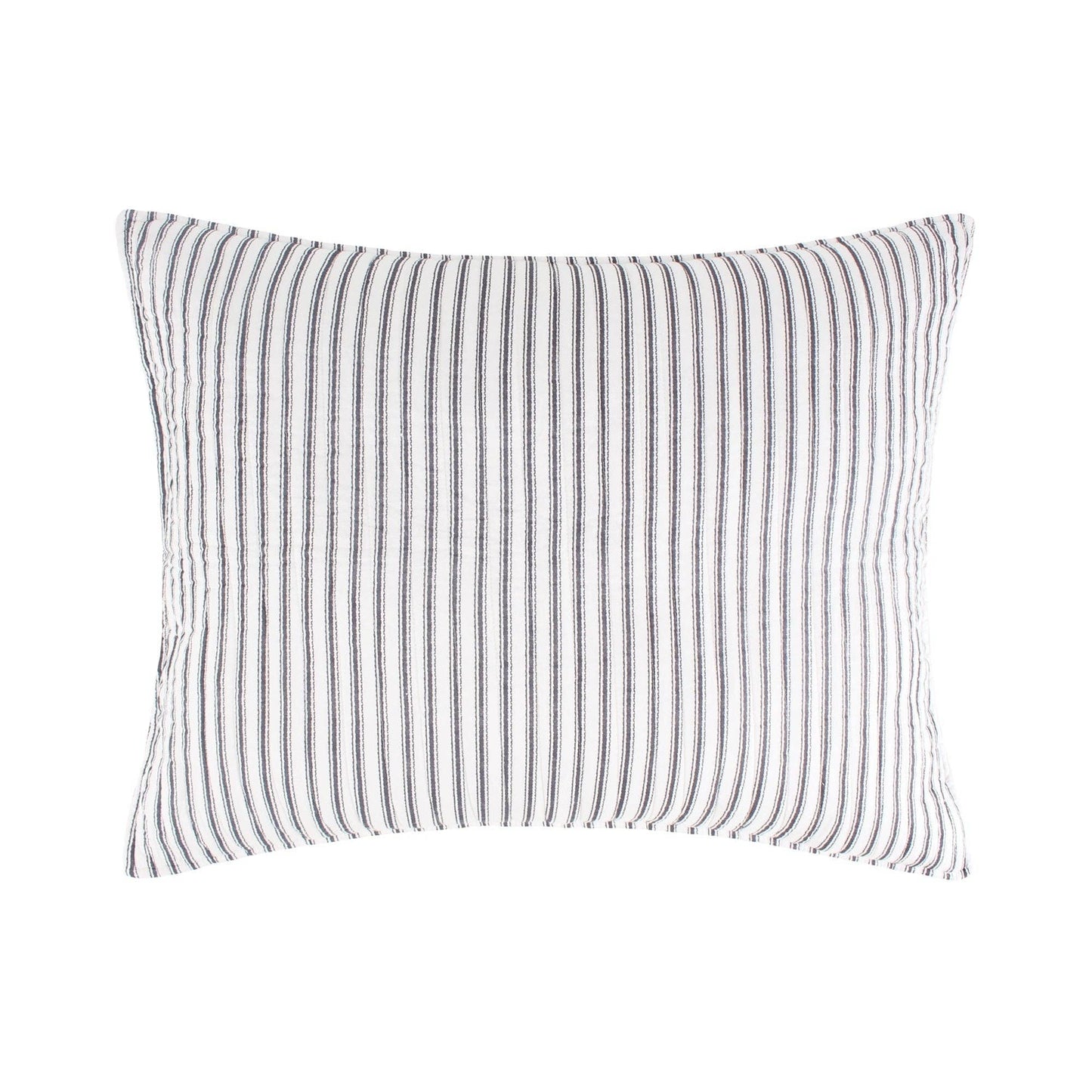 Tobago Stripe Quilt Set: Taupe / King/Cal King