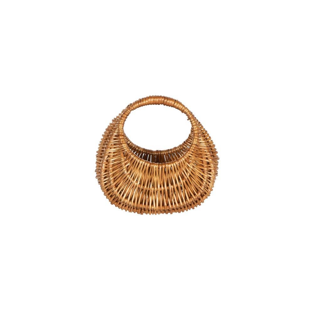 Small Oval Steamed Willow Basket