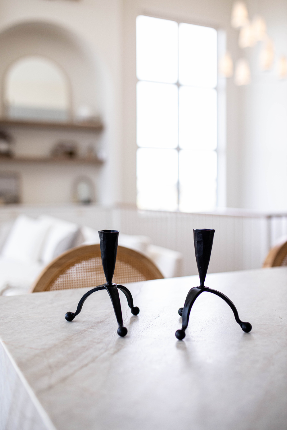 Iron Taper Candle Holder