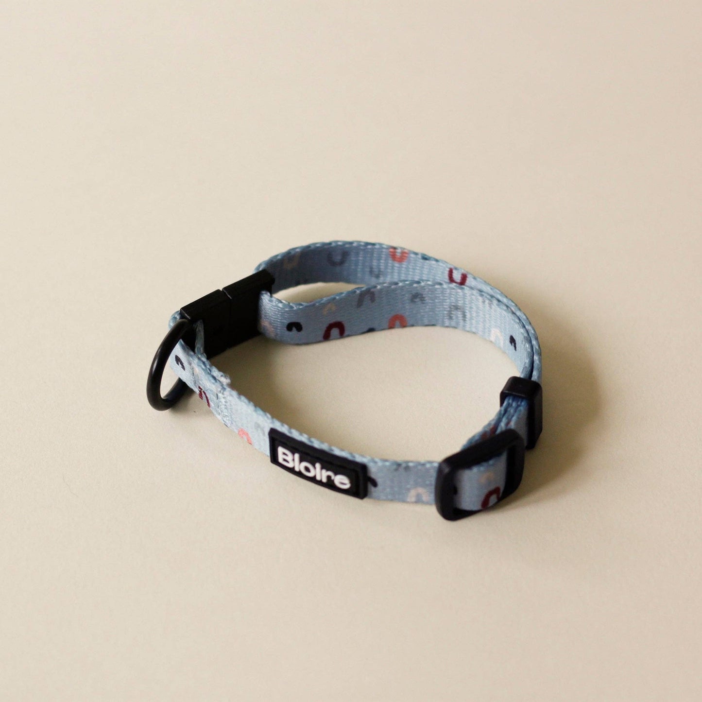 Blue Rainbow Cat Collar