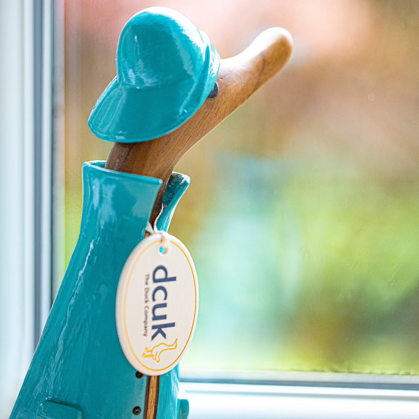 Carved Hand Painted Adorable Rain Coat Ducks