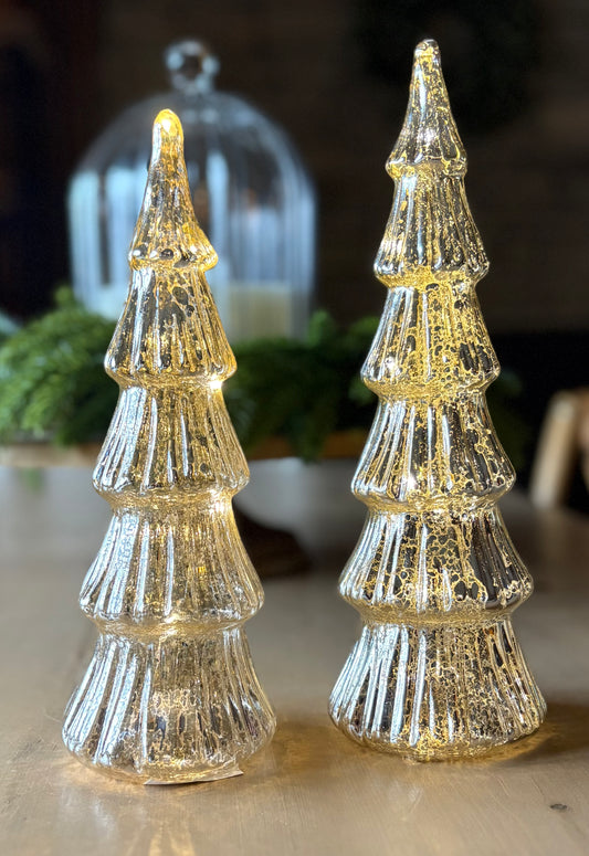 LED Glass Tree - Small