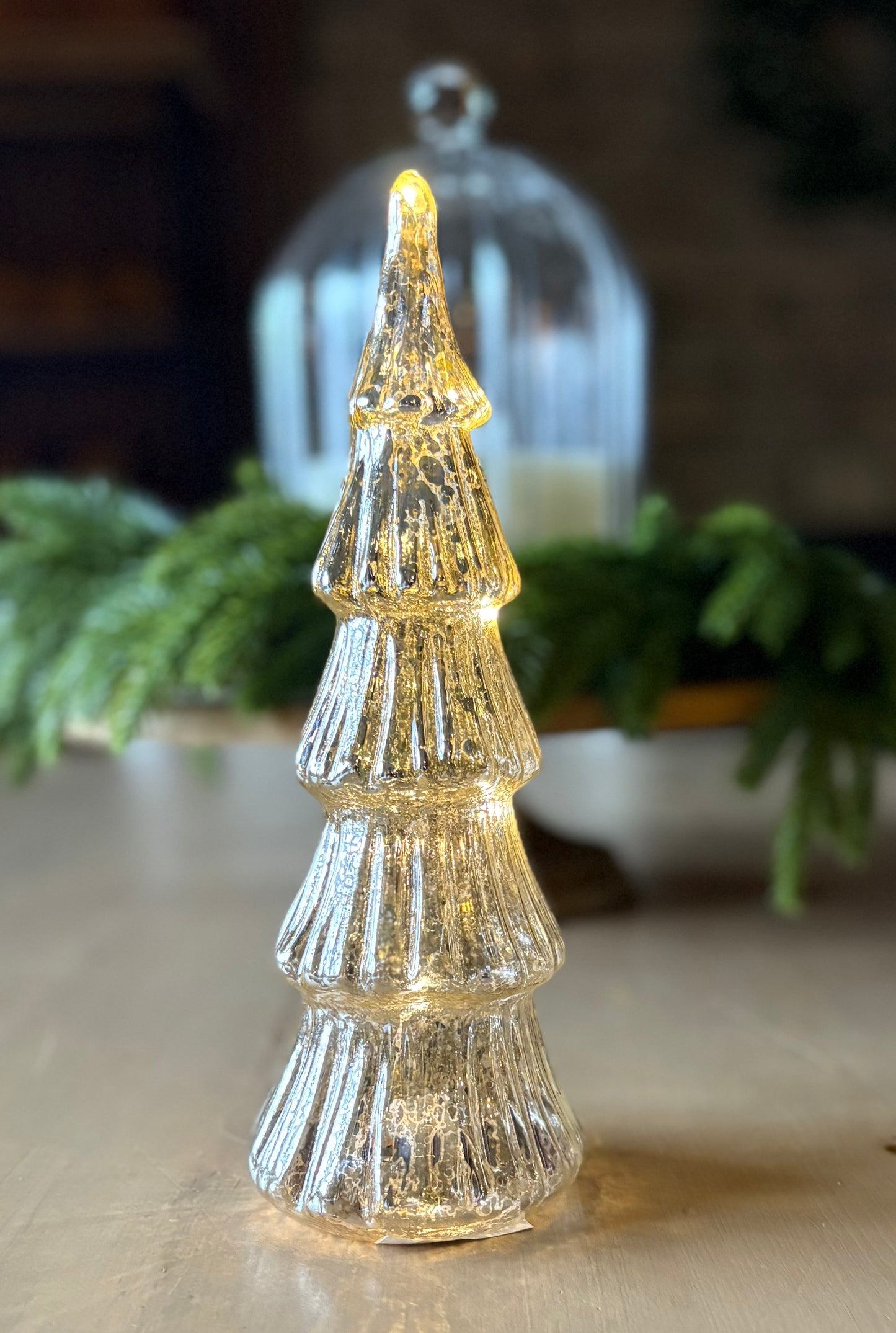 LED Glass Tree - Small