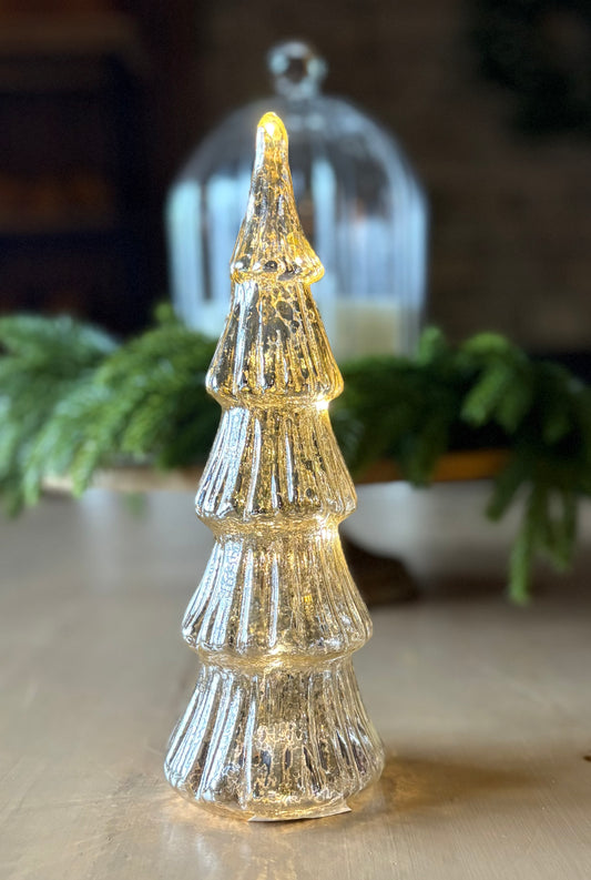 LED Glass Tree - Small