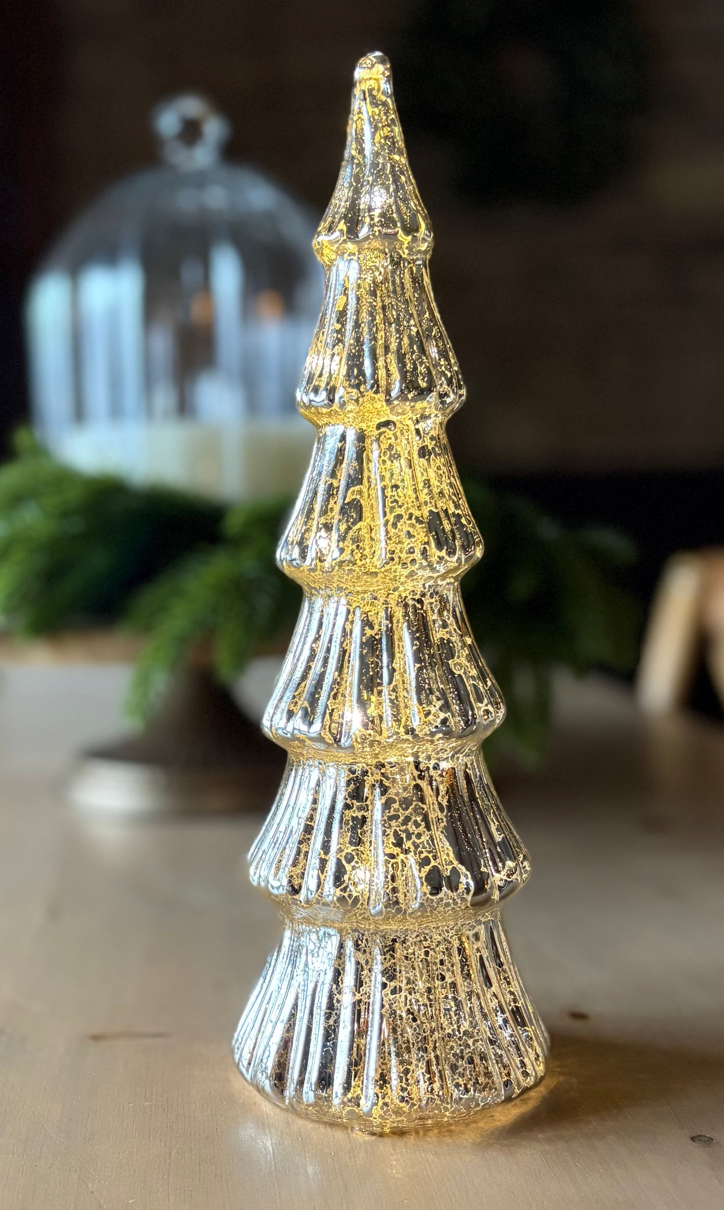 LED Glass Tree - Large