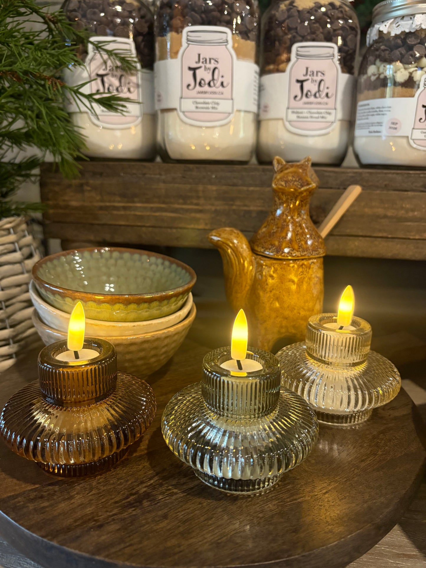 Glass LED Flameless Tealight