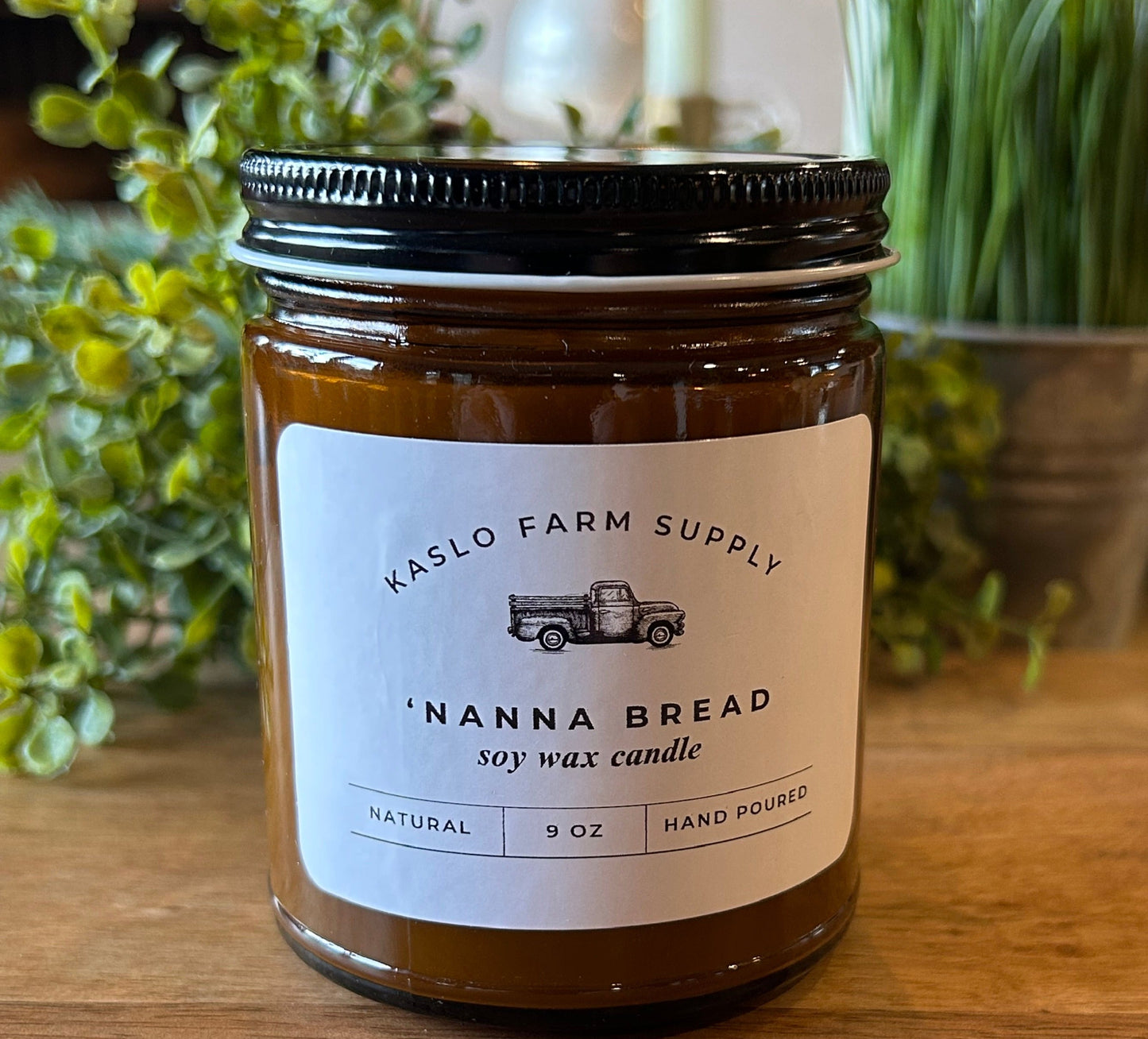 'Nanna Bread Scented 100% Soy Wax Candle 9oz