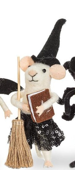 Mouse Holiday Ornament - Witch