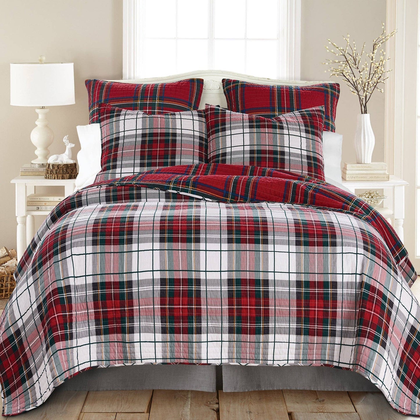 Spencer Plaid Quilt Set - Full/Queen