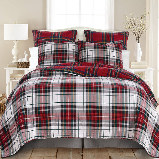 Spencer Plaid Quilt Set - Full/Queen