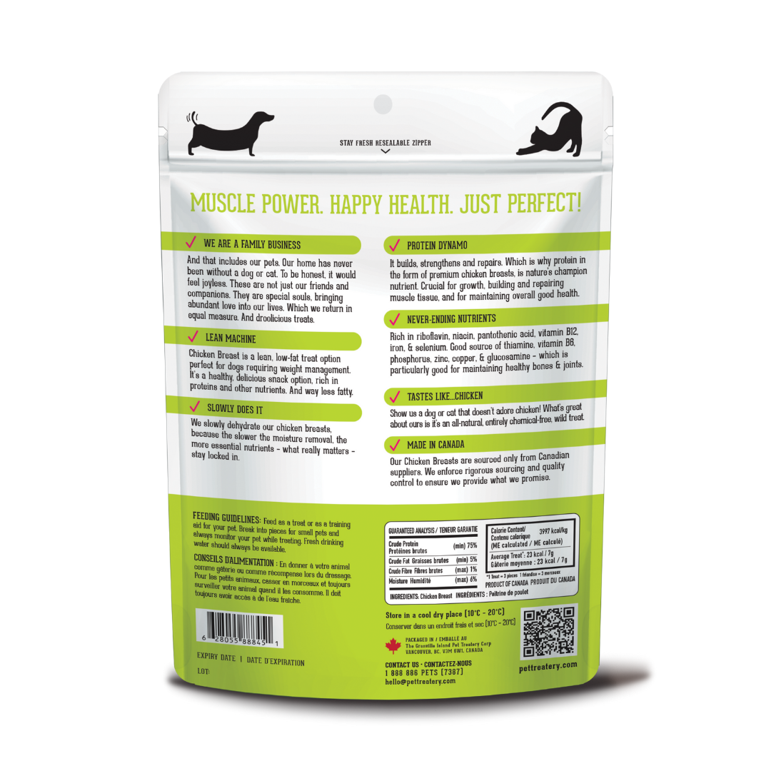 Chicken Breast Dehydrated Pet Treats: High-Protein & Vitamin