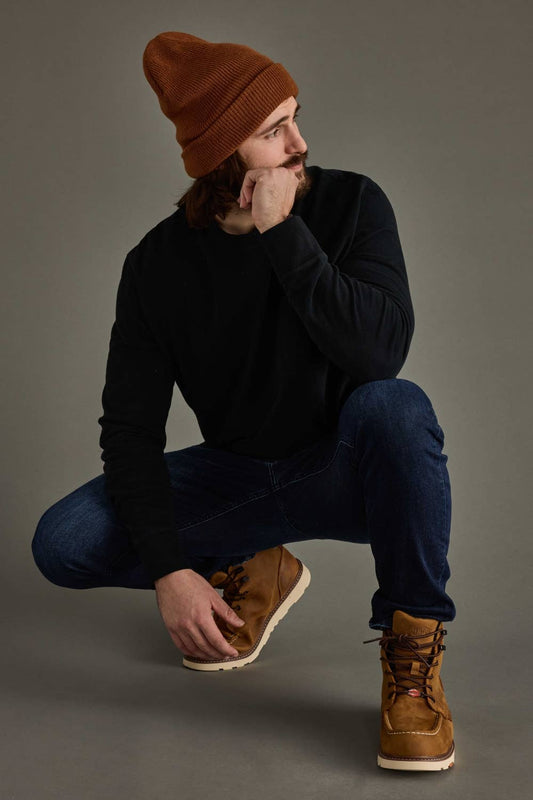 Brown Knit Beanie